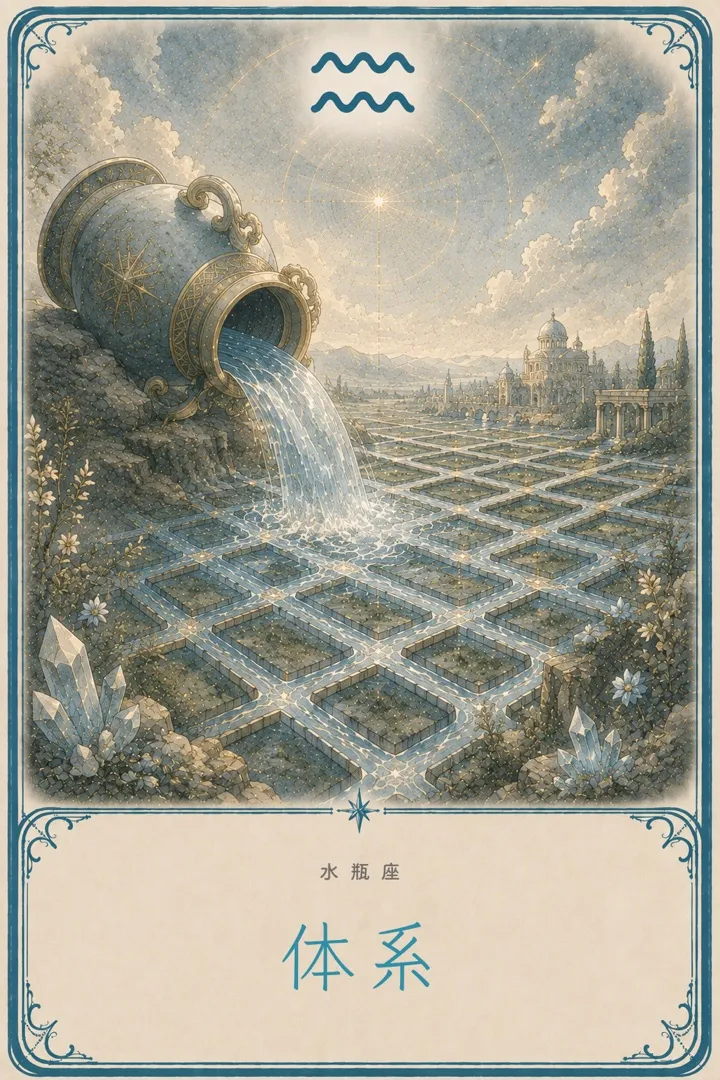 水瓶座の札