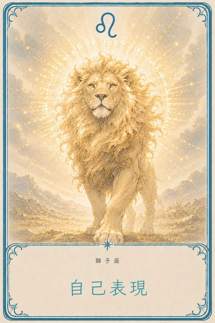 獅子座の札